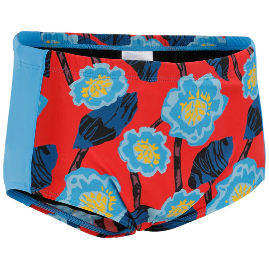 Boy’s Swim Trunks – Floral Blue
