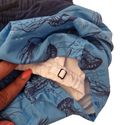 Fiú úszónadrág - Medúzás kék