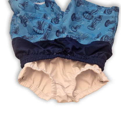 Fiú úszónadrág - Medúzás kék