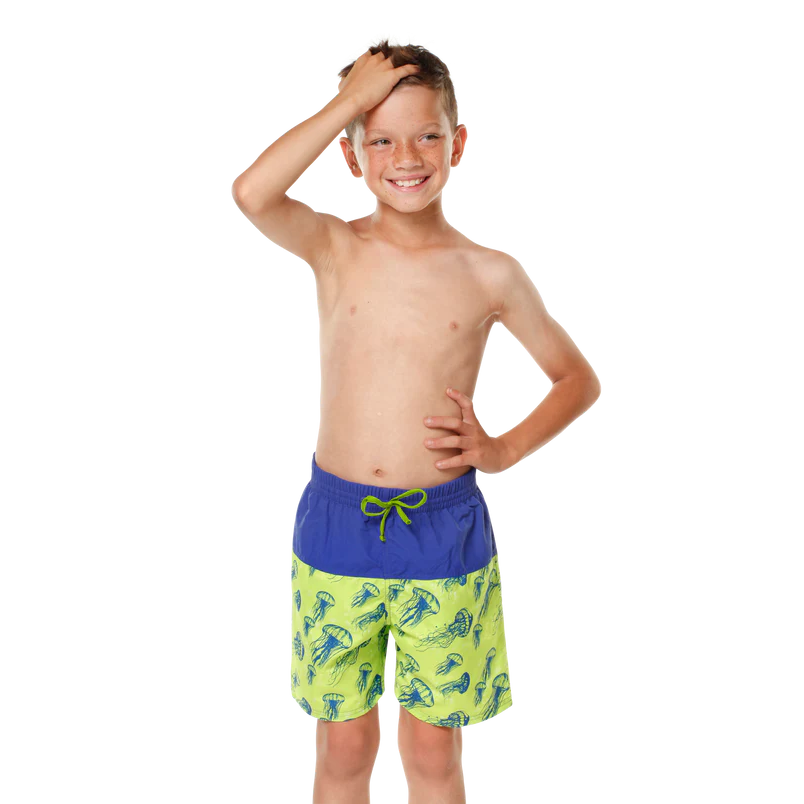 Fiú úszónadrág - Medúzás zöld