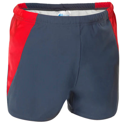 Boy's Swim Shorties - Slate Red