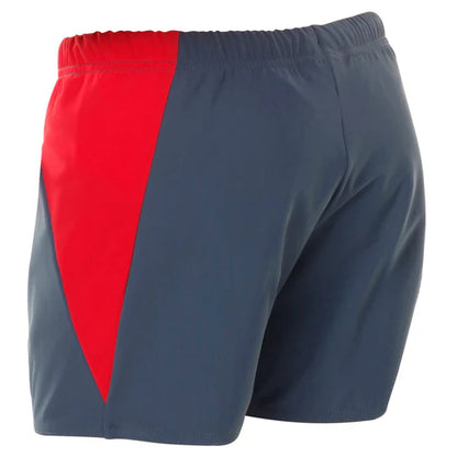 Boy's Swim Shorties - Slate Red