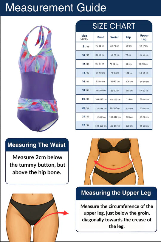 Női egyrészes fürdőruha - indigó