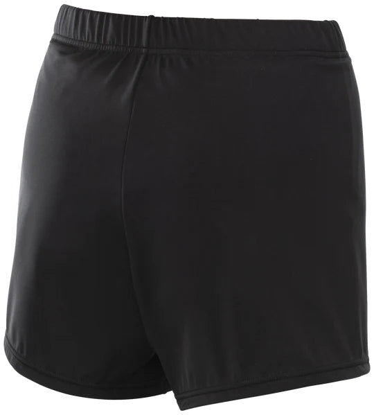 Női magas derekú fürdőruha rövidnadrág - fekete