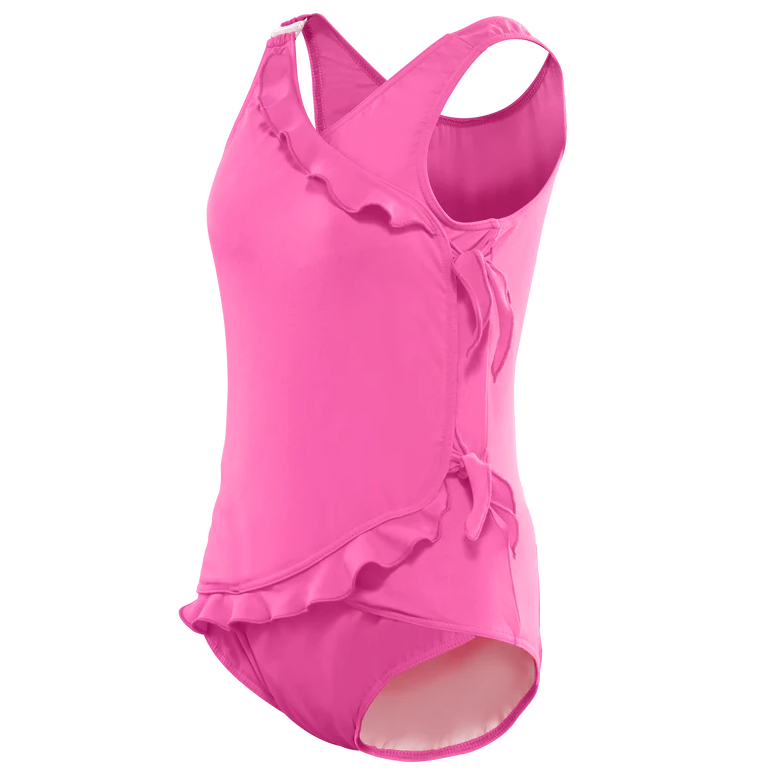 Girl's Waterfall Swimsuit - Pretty Pink