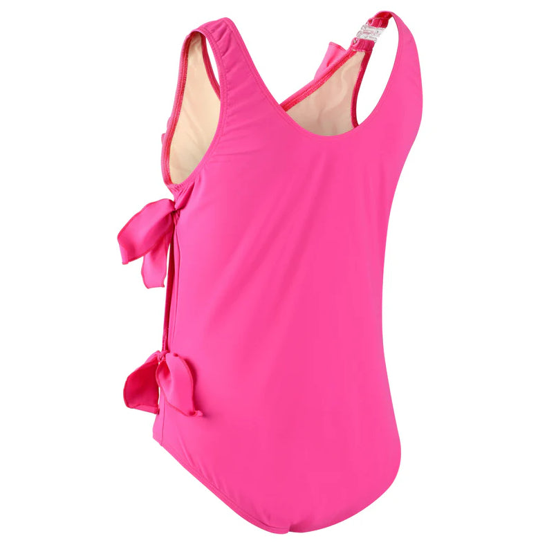 Girl's Waterfall Swimsuit - Pretty Pink