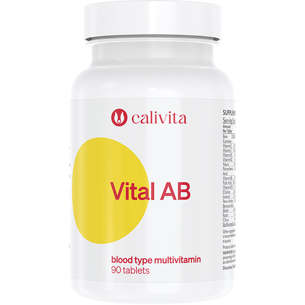 Vital Multivitamin AB-vércsoportúaknak (90 db.)