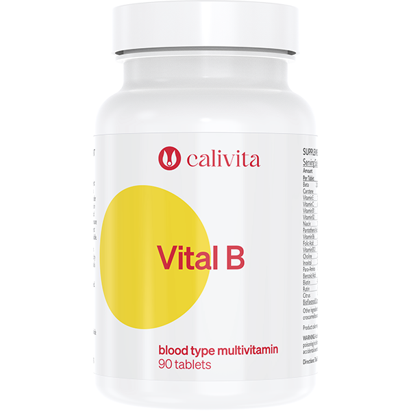 Vital Multivitamin B-vércsoportúaknak (90 db.)