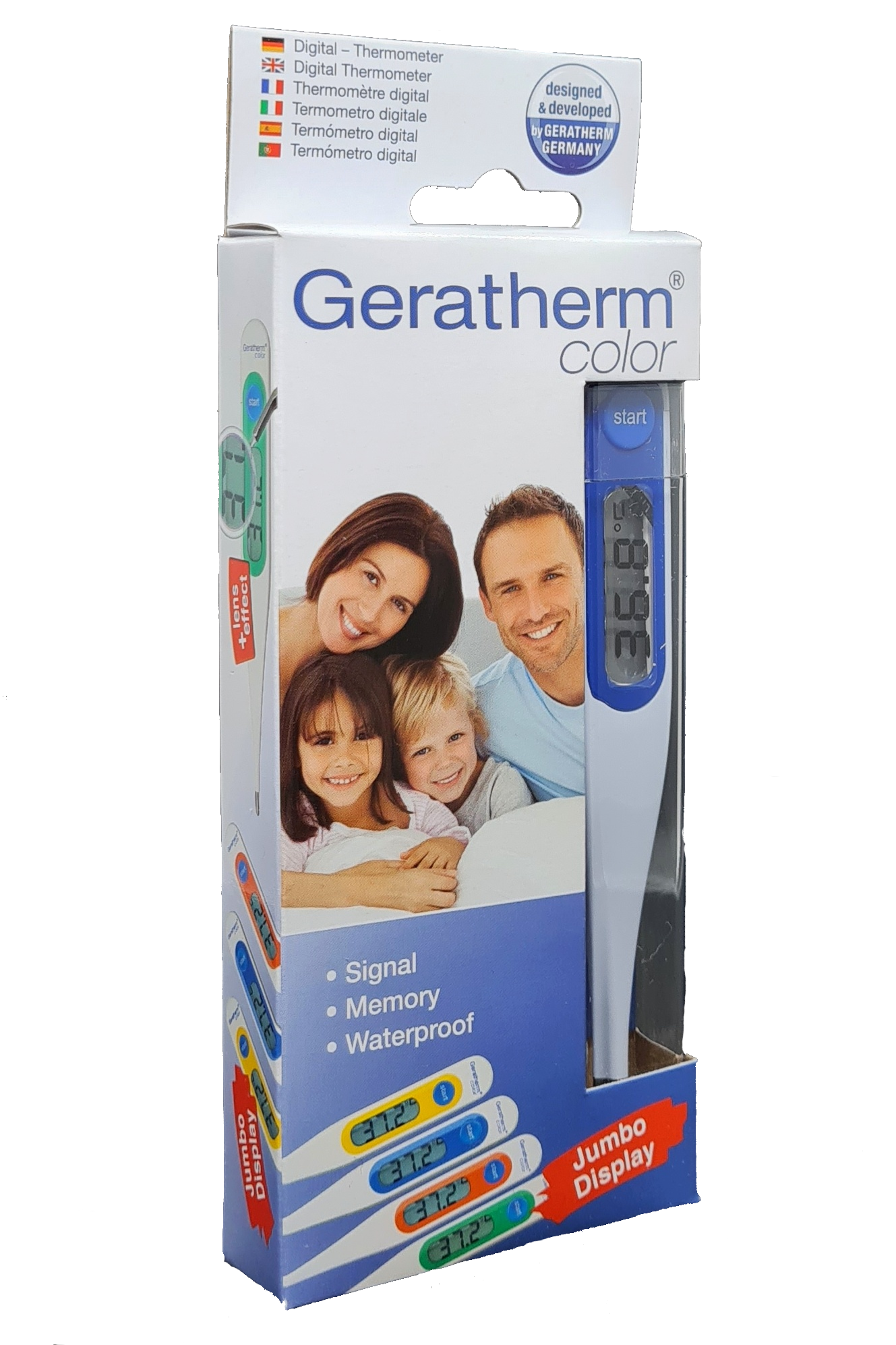 hőmérő lázmérő medpoint webshop er er kft otthon otthoni ápolás geratherm diagnosztika digitális lázmérő digitális hőmérő színes kék