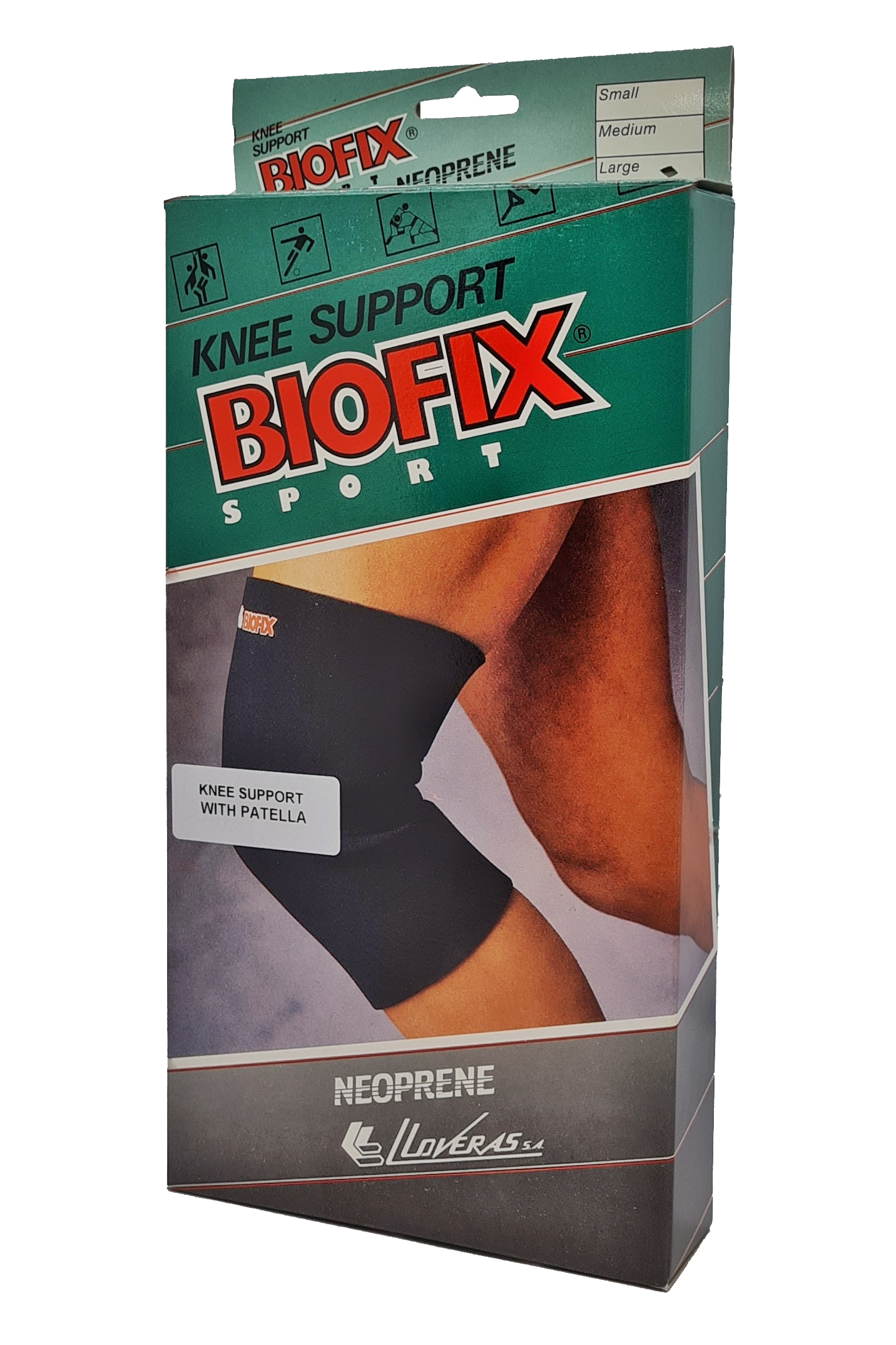 végtagrögzítő medpoint webshop er er kft lloveras biofix otthon otthoni ápolás megelőzés sport sérülés bandage rugalmas fekete neoprén térdvédő nyitott térdkalács támasztás